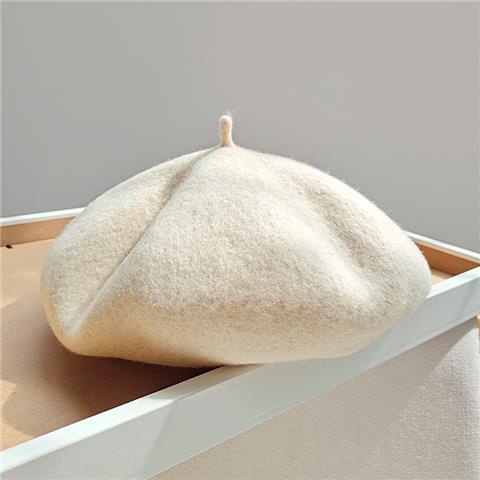 Mũ beret Vải cashmere Phong Cách retro Anh Quốc Thời Trang Thu Đông