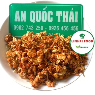 Trà hoa nhài sấy khô 100g , trà hoa lài nguyên chất sấy lạnh, hoa lài khô thượng hạng pha trà ngủ ngon
