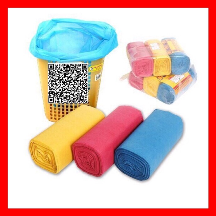 [BÁN LẺ = GIÁ SỈ] 1 CUỘN TÚI ĐỰNG RÁC (nhiều size, nhiều màu)