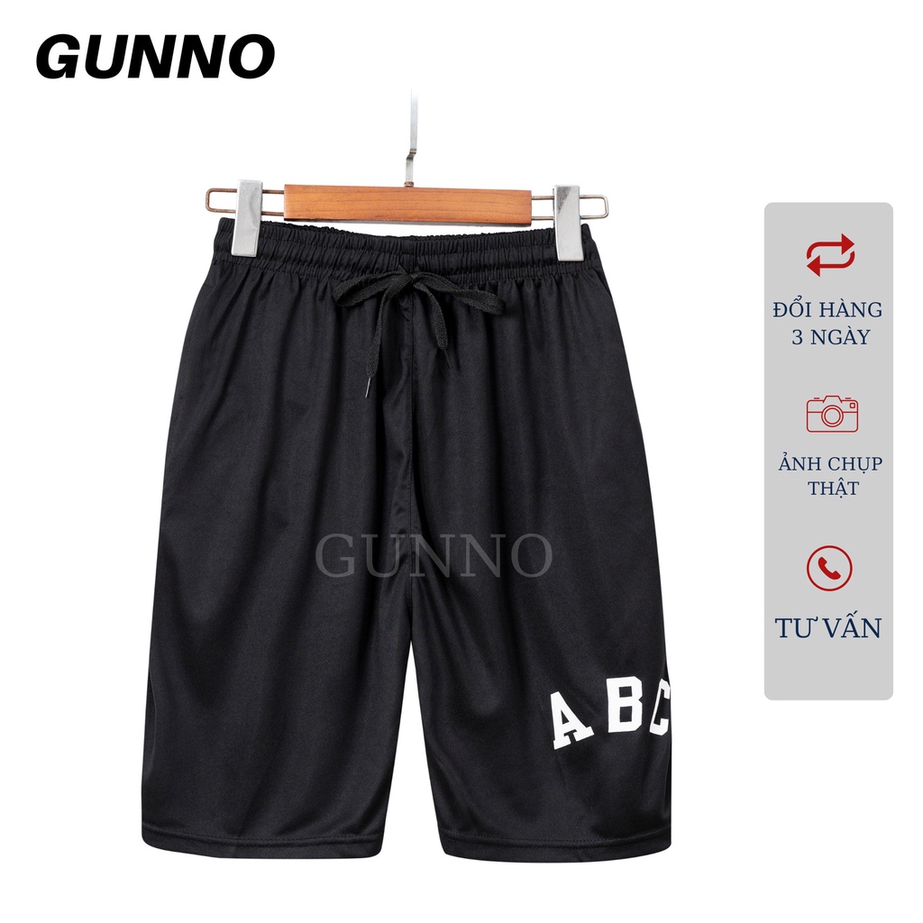 Bộ Thể Thao Nam Thom GUNNO vải thun thoáng mát co giãn năng động thời trang ABC