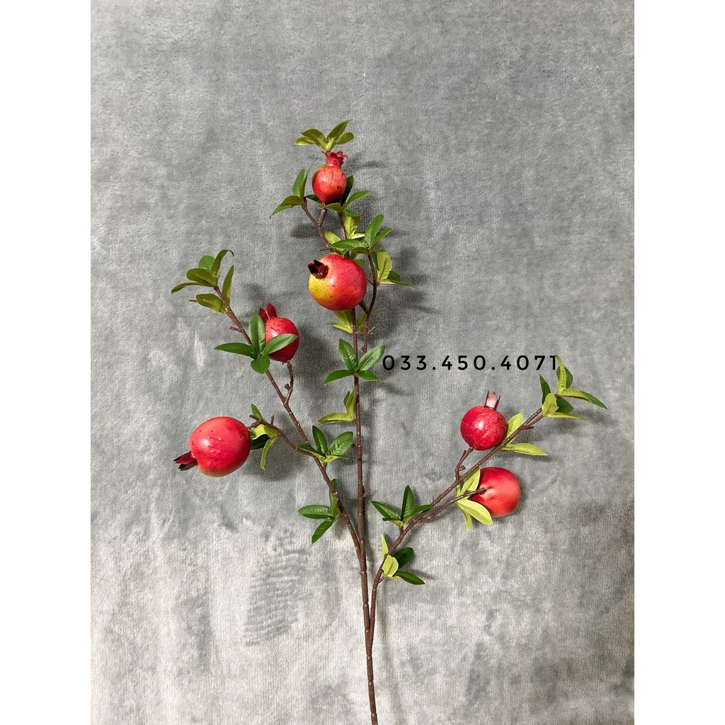 Cành lựu 6 quả cao 90cm