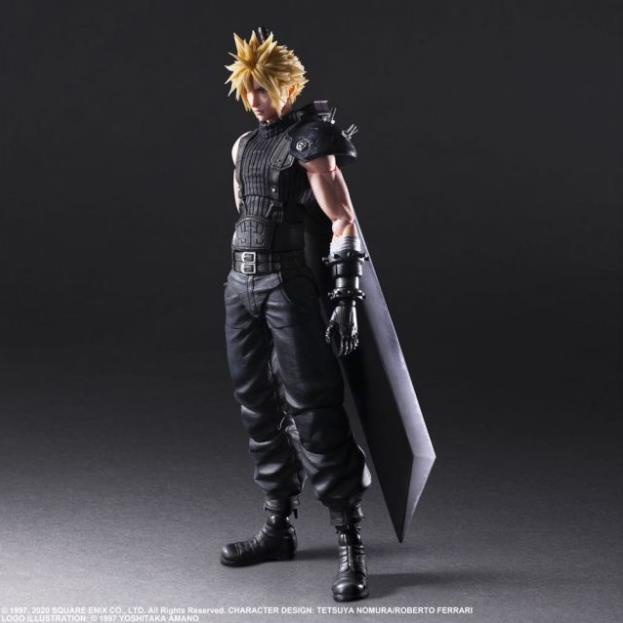 Mô hình Final Fantasy VII Remake Play Arts Kai Cloud Strife Version 2 - Chính Hãng