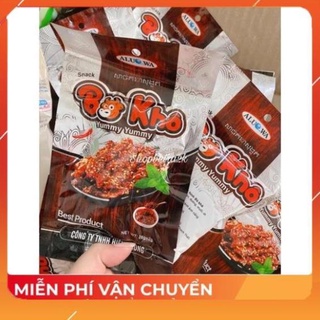 Gói snack hình bò khô