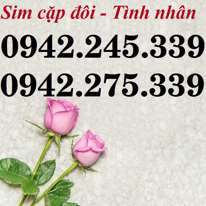 SIM CẶP ĐÔI VINAPHONE SỐ ĐẸP PHONG THỦY, SIM THẦN TÀI