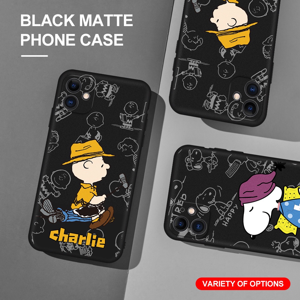Ốp điện thoại TPU hình Snoopy thích hợp cho iPhone XR XS Max X 13 12 11 Pro Max 6 7 8 Plus 12 13 Mini 4 5 6splus 6S