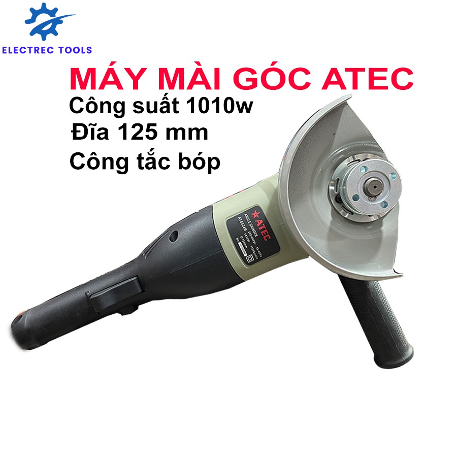 máy mài góc, atec at8524b, công suất 1010w, máy mài công tắc bóp, electrec tools