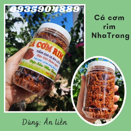 Hũ 200gr Cá Cơm Rim giòn - Cá Cơm Mờm Sữa Rim