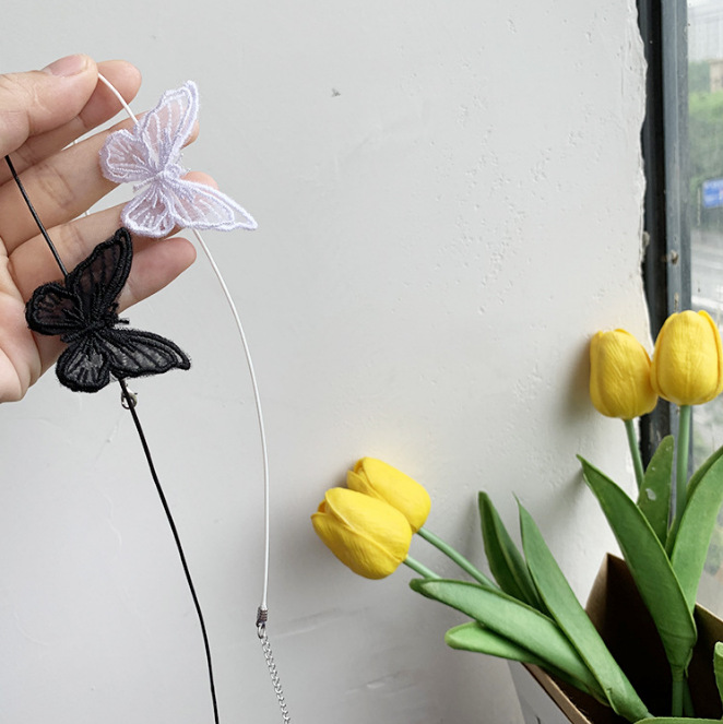 Vòng Cổ Choker Hình Bướm Xinh Xắn Cho Nữ