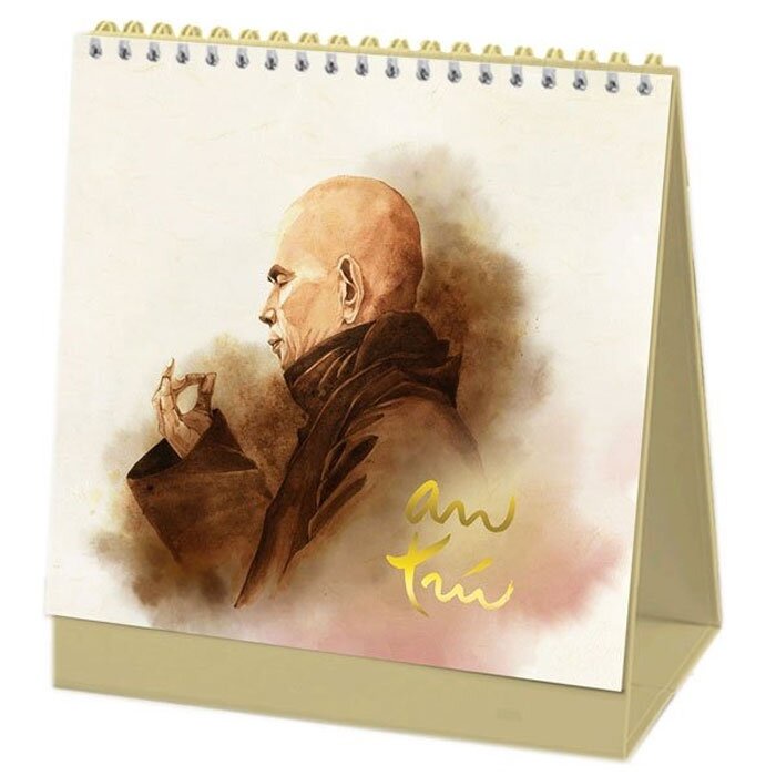 Combo Lịch bàn và treo tường Thái Hà Books - Thư Pháp Làng Mai 2022 - An Trú (lẻ tuỳ chọn)