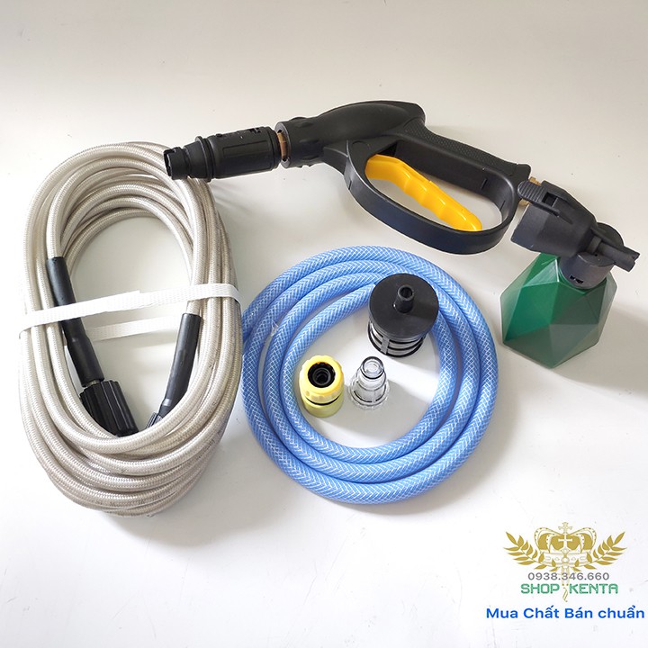 Máy xịt rửa xe chỉnh áp RS3 - 2400W - Tặng kèm bình bọt tuyết - Bảo hành 12 tháng