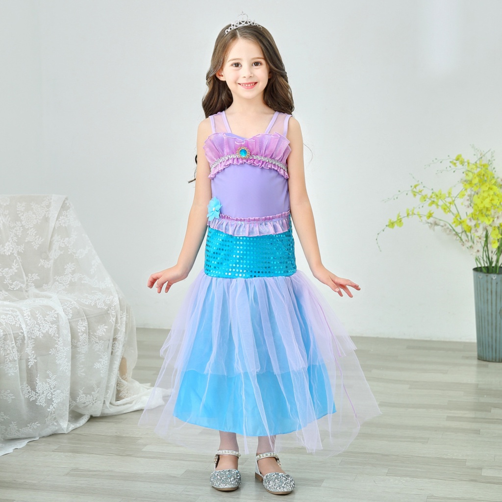 Bộ Trang Phục Hóa Trang Nàng Tiên Cá Cho Bé TSBBD94