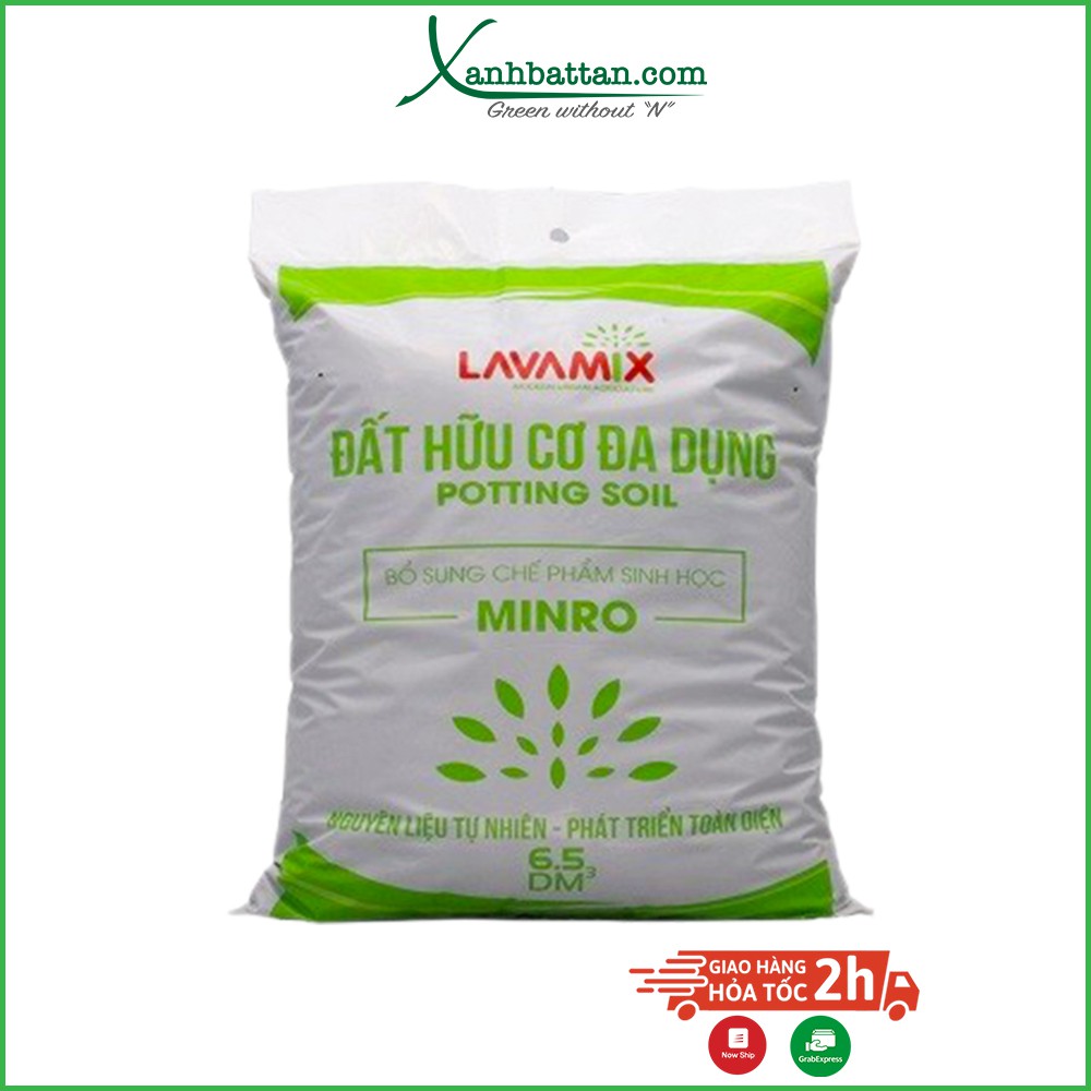 Đất Trồng Cây Giàu Dinh Dưỡng, Không Mùi Hôi Lavamix 6.5 dm3