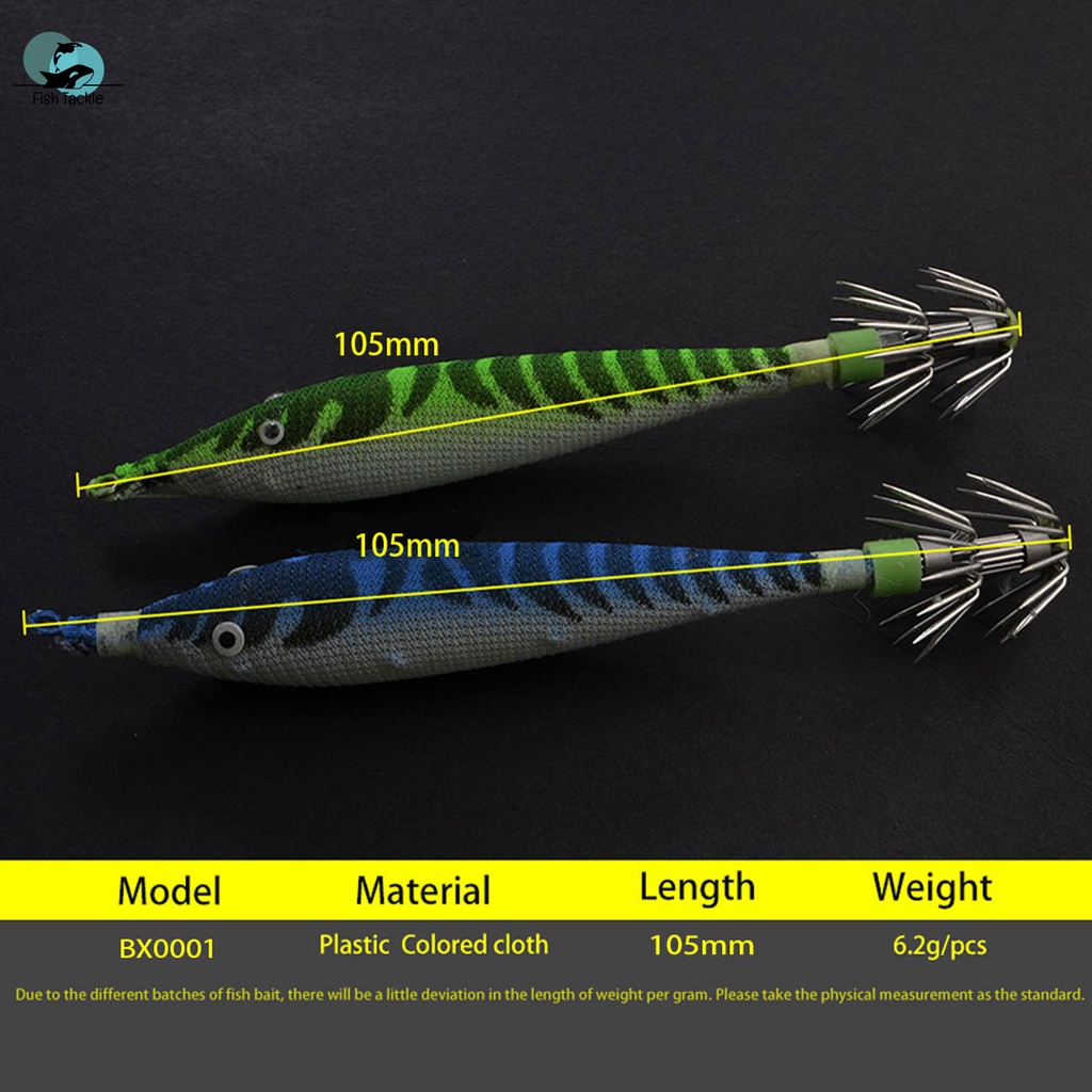 Mồi Câu Cá Hình Tôm Phát Quang 4inch 7g