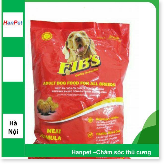 NOVOPET &amp; FIB'S - Gói 400gr - Thức ăn cao cấp dạng hạt cho MỌI LOẠI chó (trên 10kg) fib