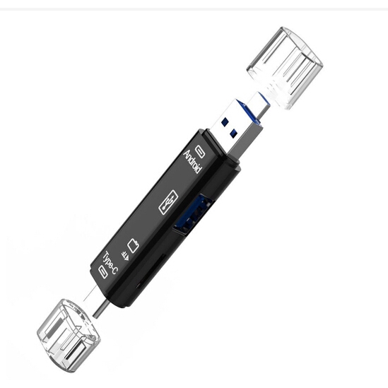 [COD] 5 In 1 USB 3.0 Type C / USB / Micro USB SD TF Memory Card Reader OTG Adapter