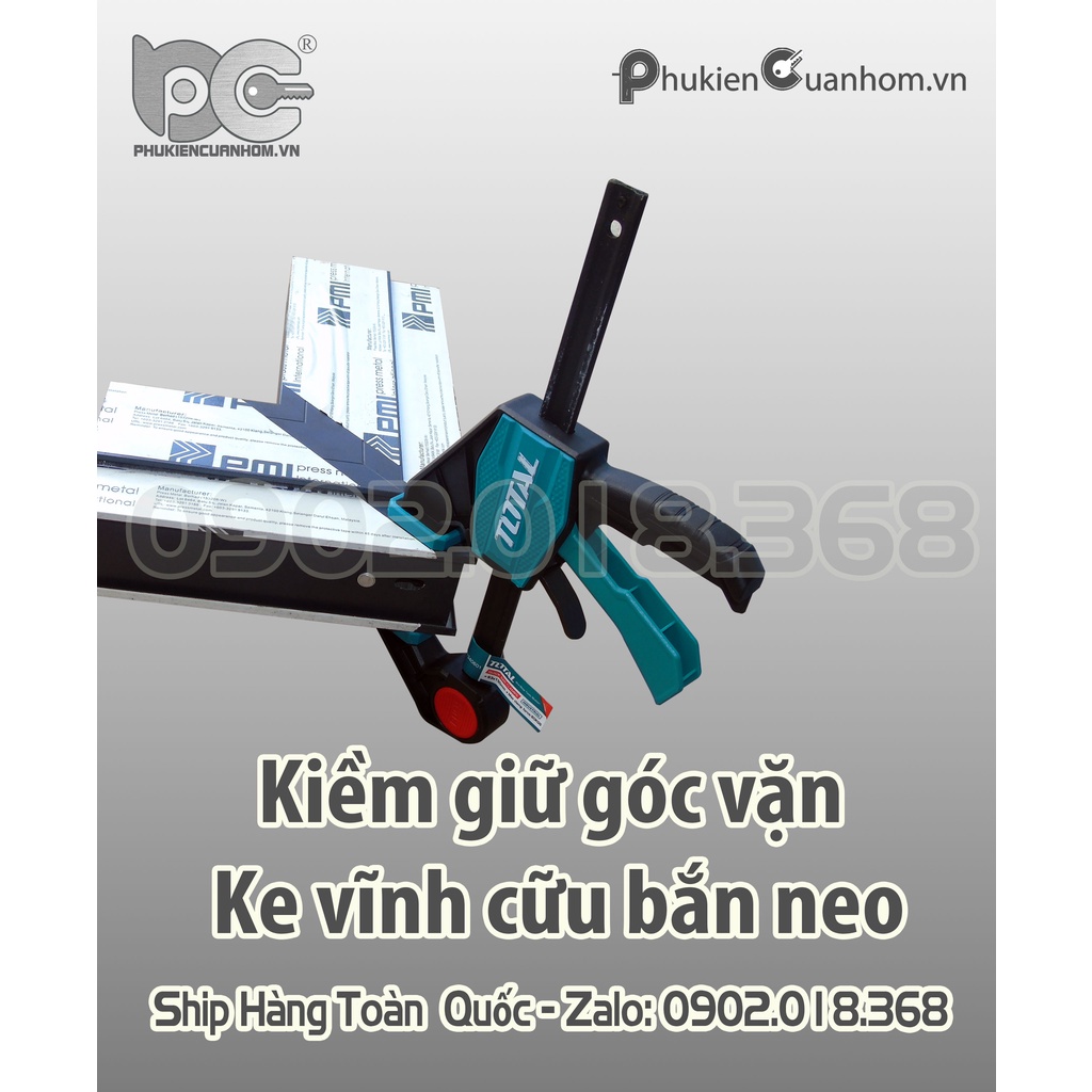 KIỀM CHẾT GIỮ GÓC CỬA NHÔM BẮN VÍT KE VĨNH CỮU - KE BẮN NEO TOTAL