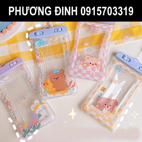 Túi đựng điện thoại chống thấm nước có phao cao cấp, tiện lợi đi bơi, đi biển
