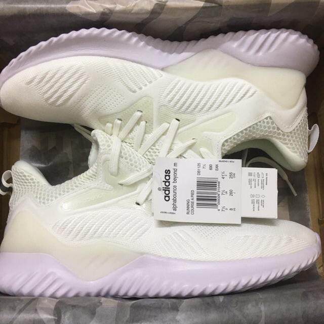Giày Alphabounce trắng full