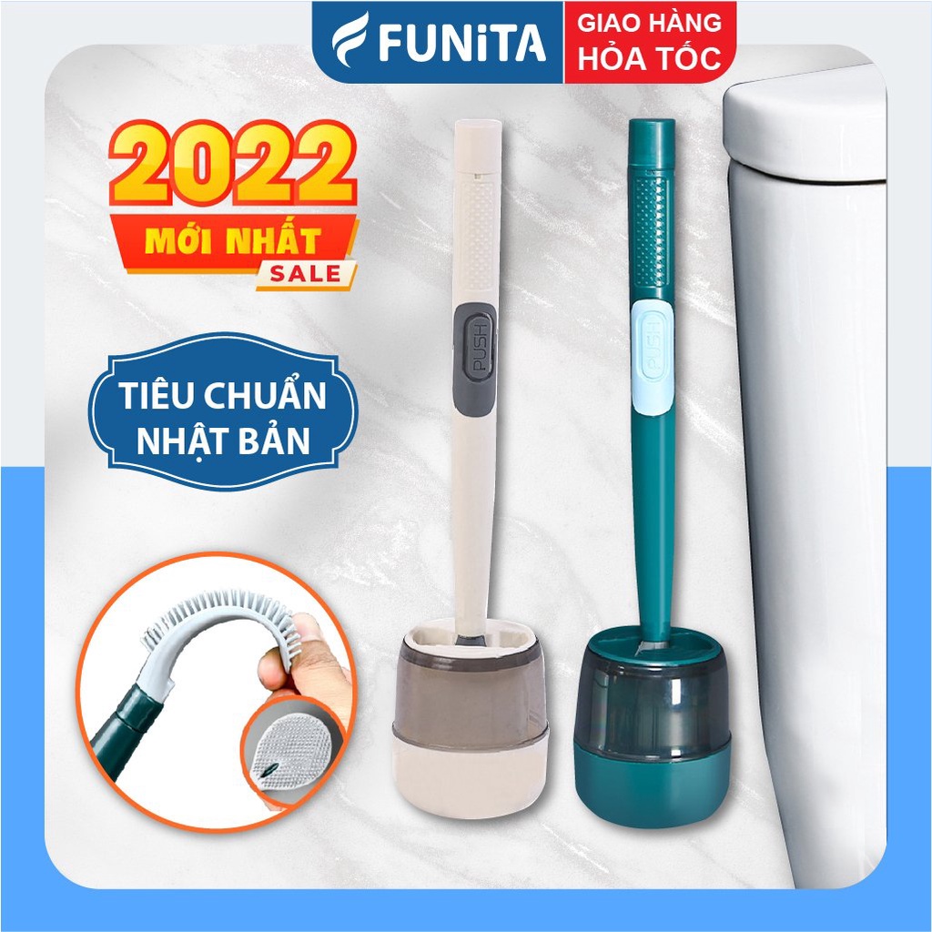 Chổi cọ vệ sinh thông minh,chổi cọ toilet FUNiTA MART,Chổi Cọ Vệ Sinh có chứa xà phòng Tiện Dụng ,chà rửa mọi ngóc ngách
