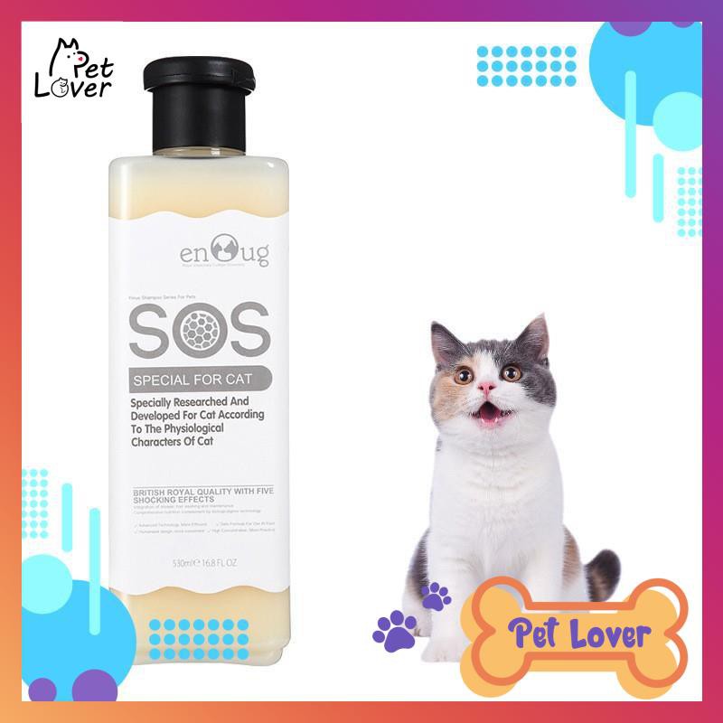 Sữa Tắm Cho Chó Mèo SOS 530ml, thơm mùi lâu_ HÀNG CHÍNH HÃNG