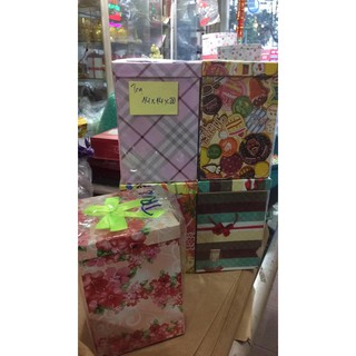 combo hộp quà hình trụ  vuông  14x14x20cm :