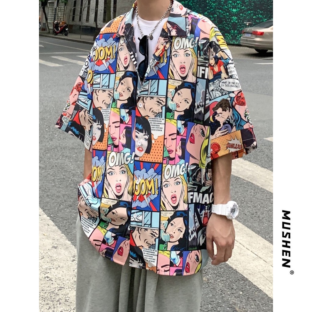 [Mã FAMAYMA2 giảm 10K đơn 50K] Áo sơ mi nam phong cách hàn quốc mới lạ | BigBuy360 - bigbuy360.vn