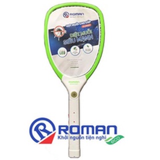 Vợt muỗi cao cấp, chính hãng roman, pin 500mah, bảo hành 12 tháng