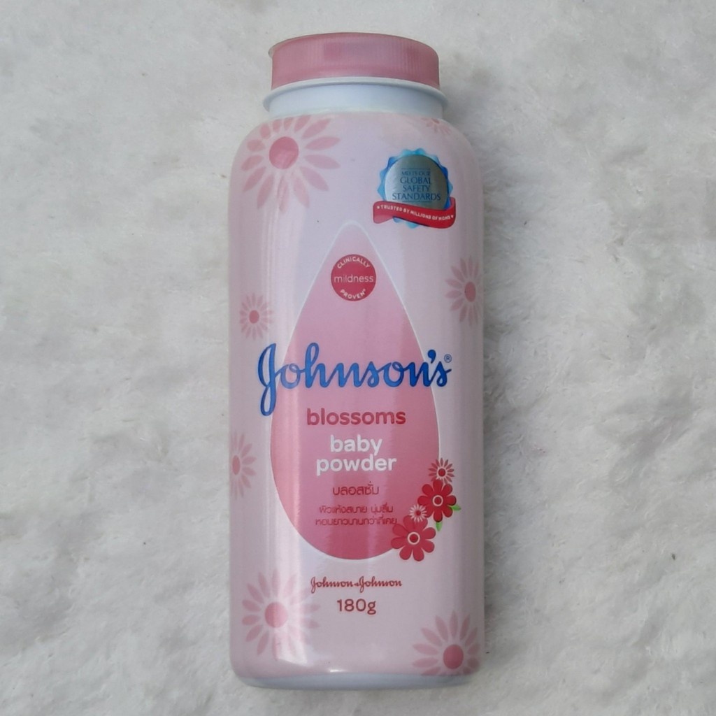Phấn Thơm Baby Johnson chống ẩm ướt, rơm sả, bị hăm Thái Lan 180g