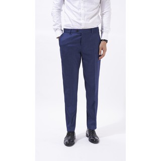 Quần Âu Nam Công Sở VENISCE - Màu Xanh Nhạt Xước, Chất Liệu Sợi Vải Cotton, Thoải Mái Vận Động
