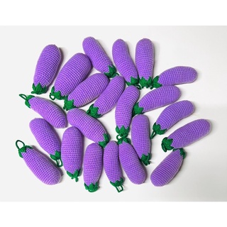 Quả đan len - Quả cà tím handmade
