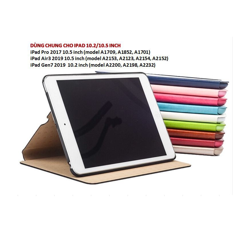 Bao da iPad Gen 7 Gen 8 Gen 9 10.2 inch, Pro 2017, Air3 2019 10.5 inch KAKU gập nhiều màu