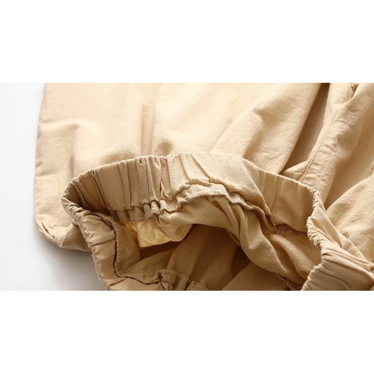 Quần Sọt Đùi Nữ Giả Váy vải linen Thời Trang Phong cách Morigirl Nhật Bản - Akira Store | BigBuy360 - bigbuy360.vn