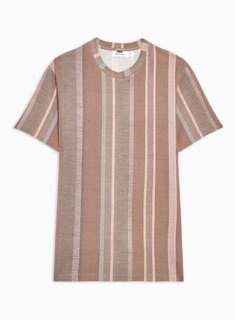 Áo thun nam " TOPMAN Taupe Stripe"