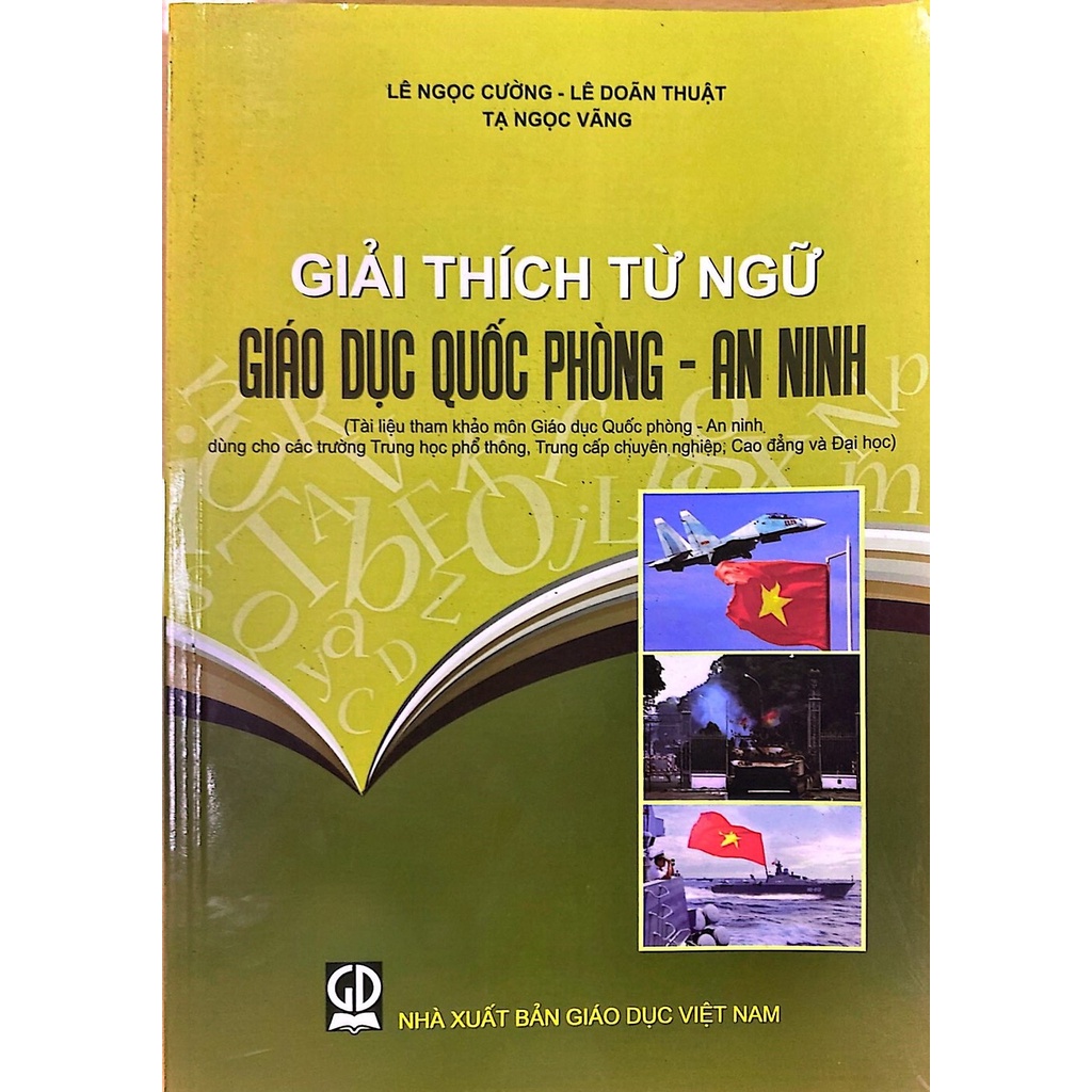 Sách - Giải Thích Từ Ngữ Giáo Dục Quốc Phòng - An Ninh