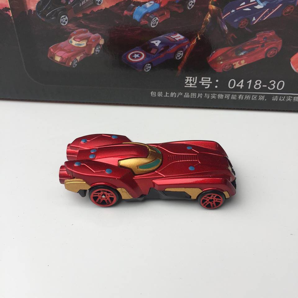 set 10 chiếc xe sắt siêu anh hùng avengers