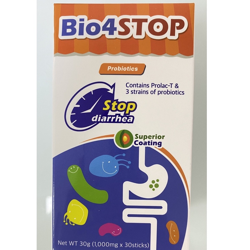 Men vi sinh bio4stop giúp bé tiêu hóa tốt, giảm táo bón tiêu chảy,rối loạn tiêu hóa,phân sống