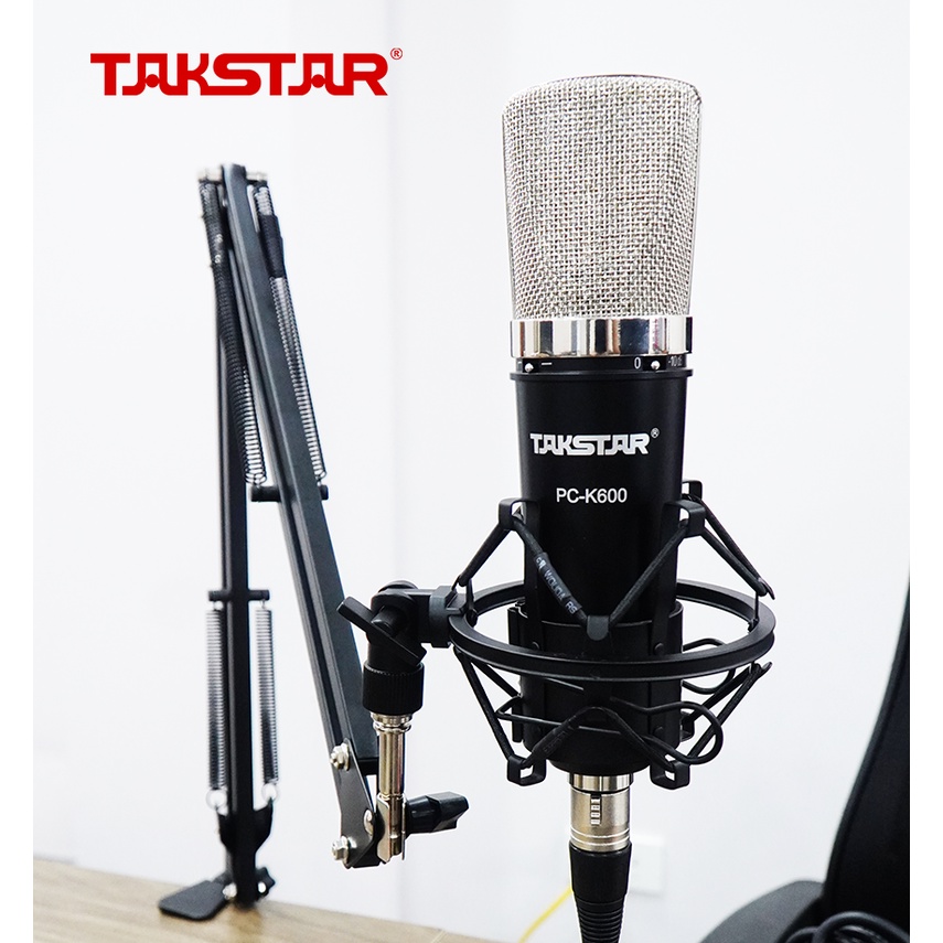 Bộ Mic Livestream Chính Hãng Đầy Đủ Sound Card Icon Upod Pro, Mic Takstar PC-K600, Tai Nghe TS-2260 &amp; Phụ Kiện Đi Kèm