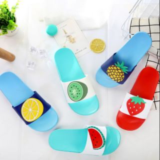 Dép hoa quả cho mùa hè cho trẻ em và nguòi lớn size 25 đến 40