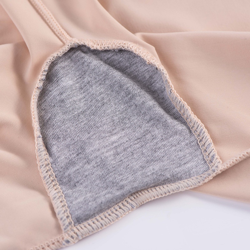 Quần Lót Lụa Không Đường May Lưng Cao Phối Ren Thời Trang Mùa Hè Dành Cho Nữ