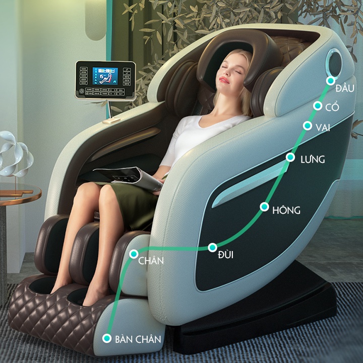 Ghế Massage Toàn Thân. Ghế Massage Trị Liệu Toàn Toàn Thân-Ghế Matxa Toàn Thân Cao Cấp Kèm Màn Hình Cảm Ứng Hiện Đại