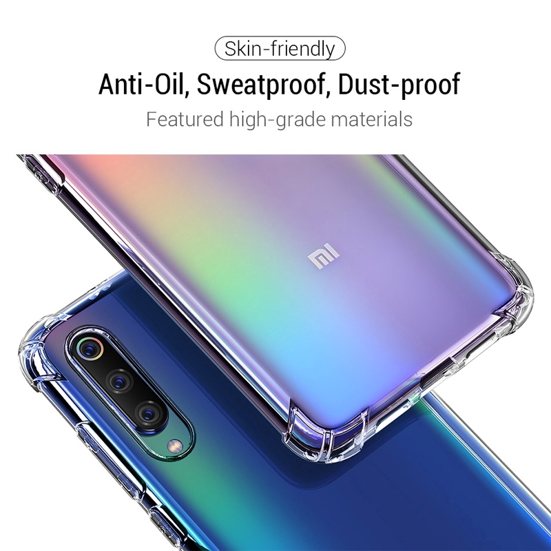 Casing Xiaomi Mi9T Mi 9T Pro Mi 9 Mi9 SE Shockproof Transparent Soft Silicone Phone Case