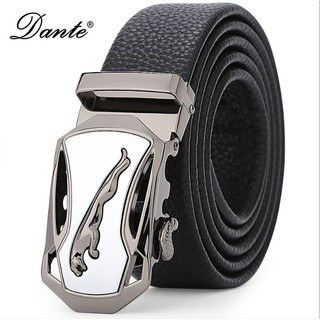 Thắt lưng da bò thật nam mặt vuông hoạ tiết báo trắng cao cấp- phong cách công sở lịch sự hot 2019