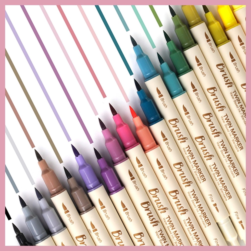 Set 3 bút lông Winzige nhiều màu sắc xinh xắn tiện dụng