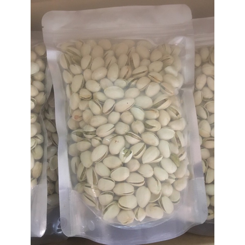 Hạt dẻ cười loại to trắng đóng túi zip bạc 500gr