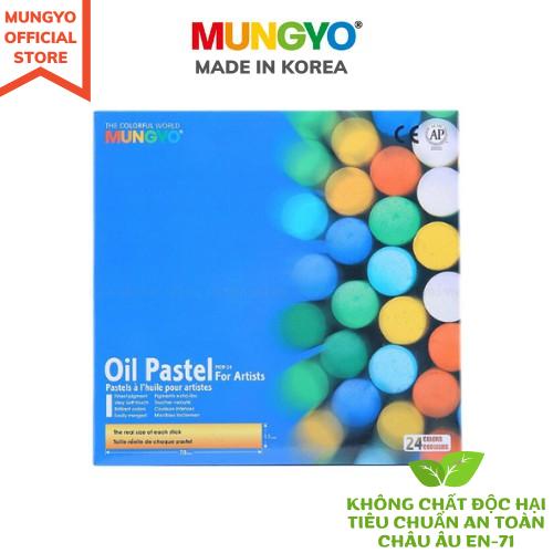 Bút Sáp Dầu Hàn Quốc 24 Màu Mungyo MOP-24