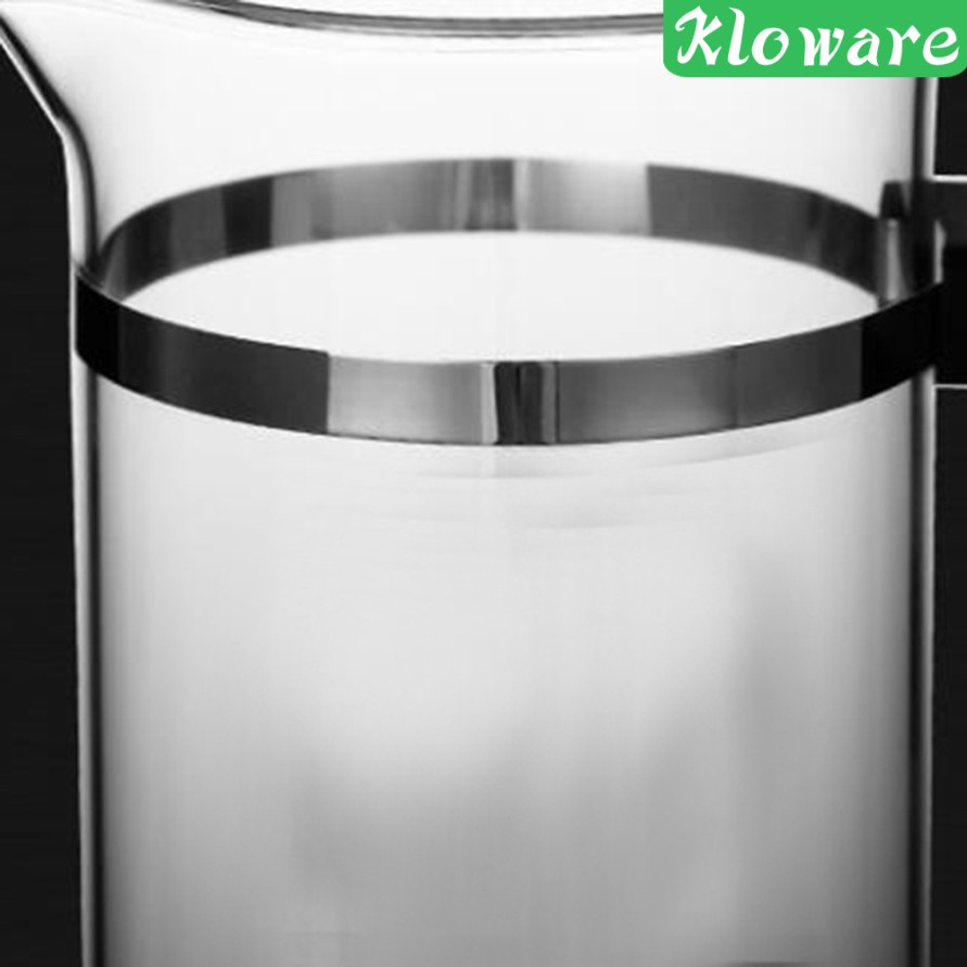 Máy Pha Cà Phê Kiểu Pháp Bằng Thủy Tinh Không Gỉ 350ml / 12oz # 1-2