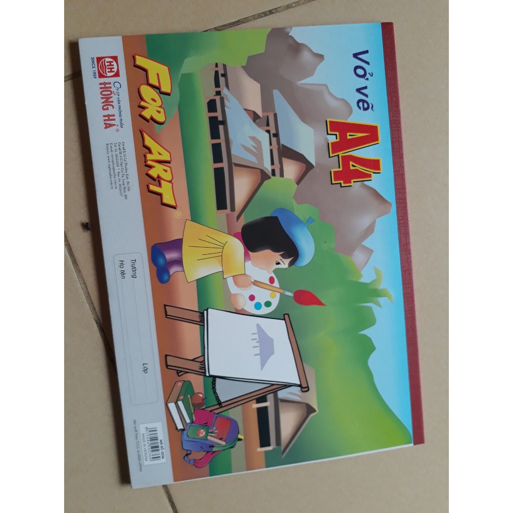Vở vẽ A4 Hồng Hà