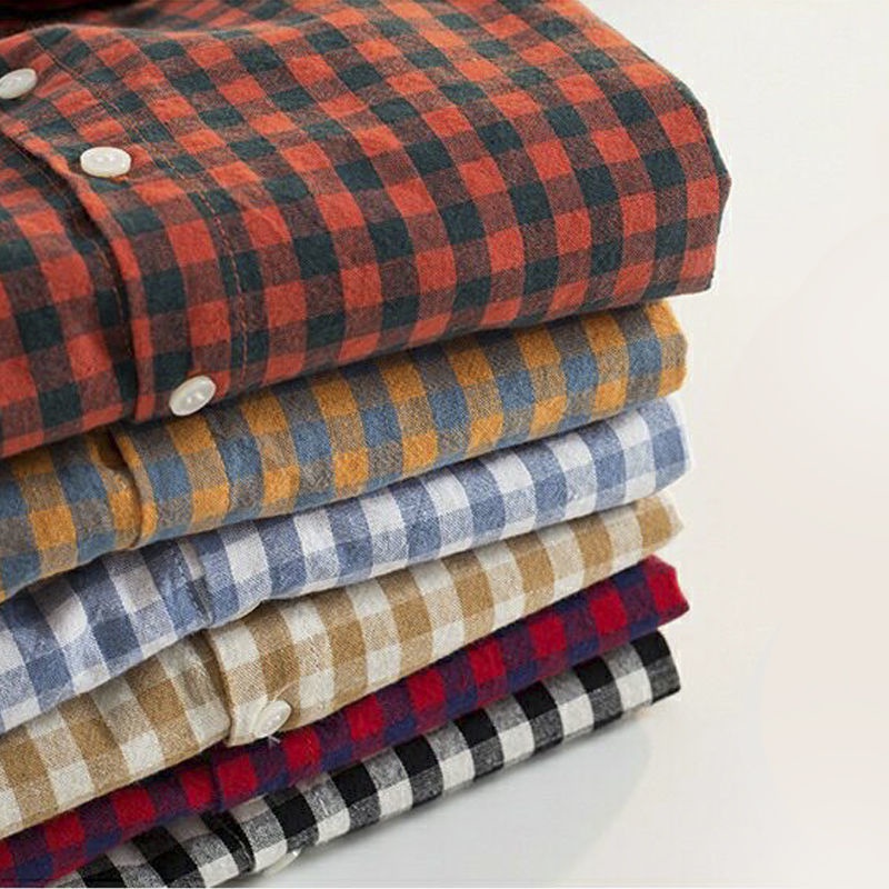 Áo Sơ Mi caro cho bé trai vải Cotton Sọc Ca Rô Thời Trang Thu Xuân Dành Cho Trẻ em