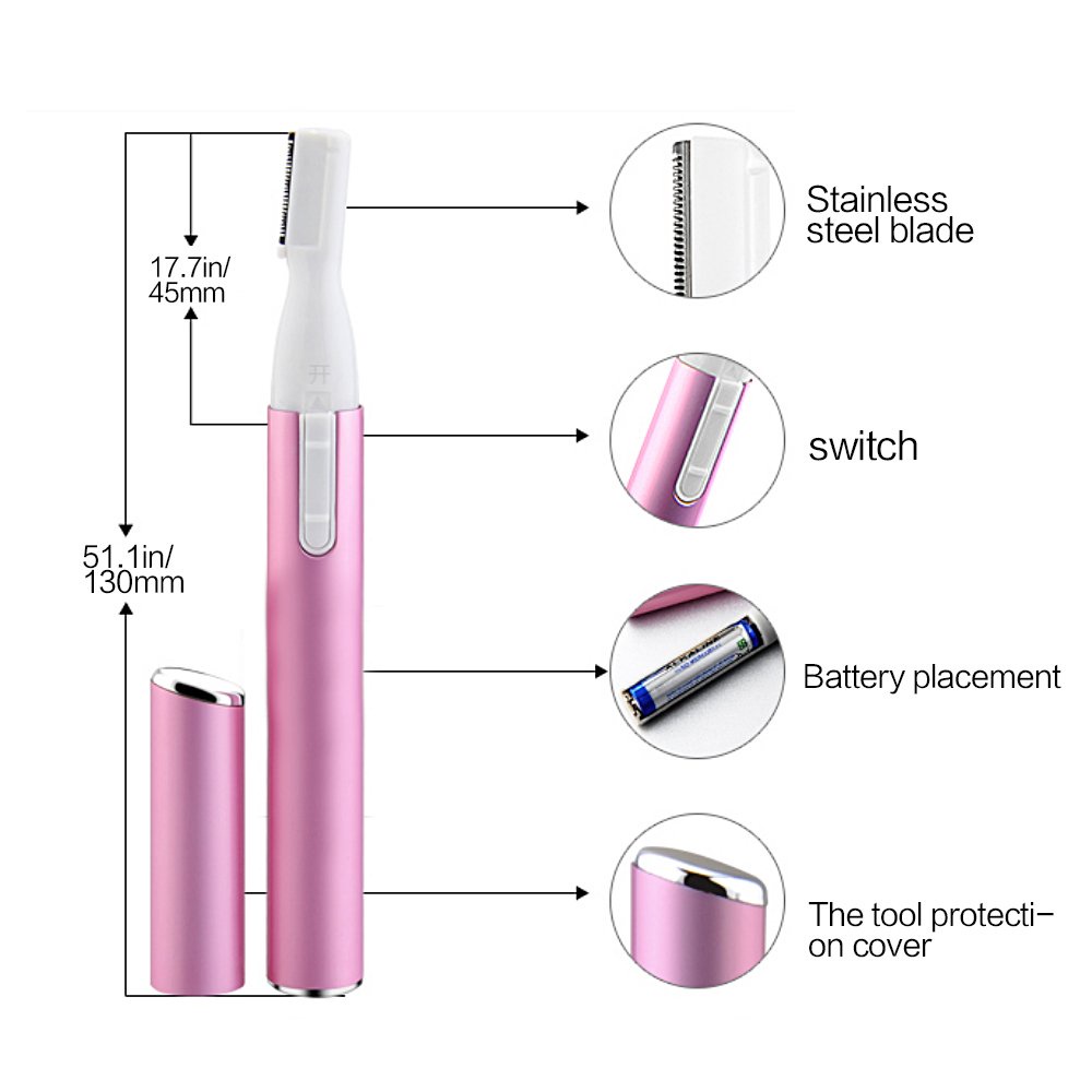 (Hàng Mới Về) Máy Cạo Lông Mày / Lông Cơ Thể Mini Nhỏ Gọn Tiện Dụng Cho Nữ | BigBuy360 - bigbuy360.vn