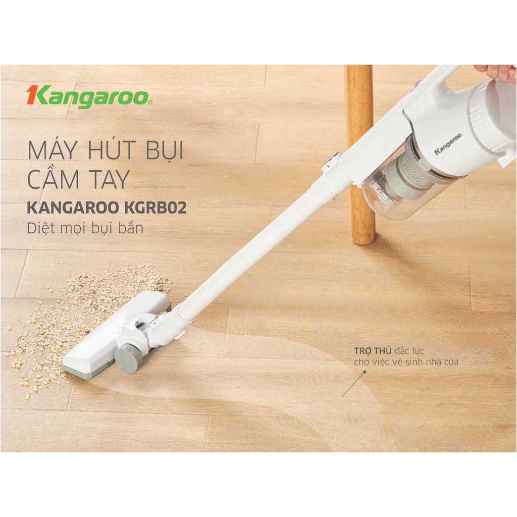 Máy hút bụi cầm tay Kangaroo KGRB02 - bảo hành 12 tháng